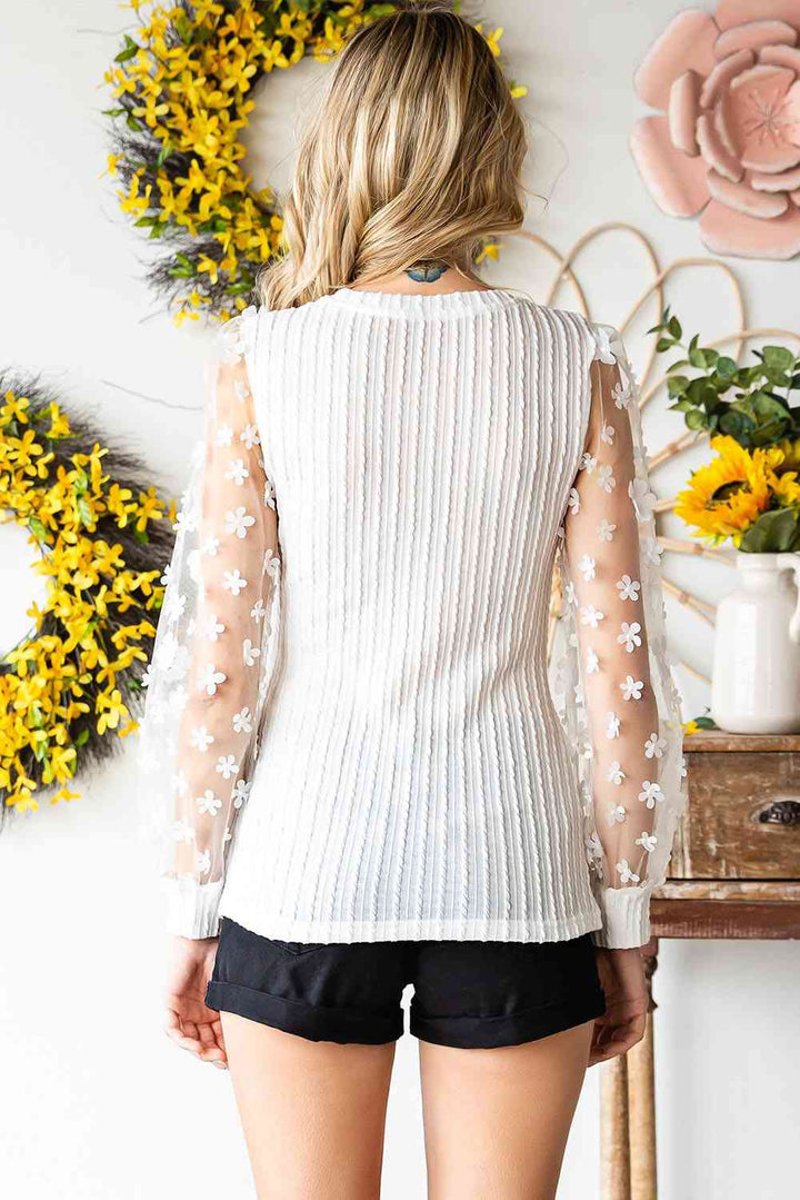 Ara | Blouse with Appliqués