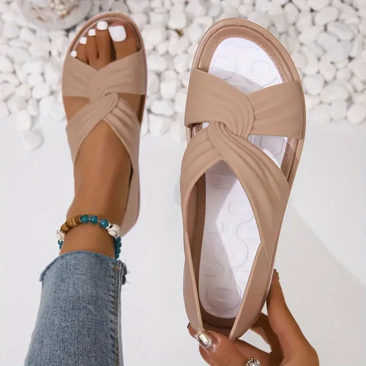 BB™ | Women's Comfort Bowtie Slide Sandals