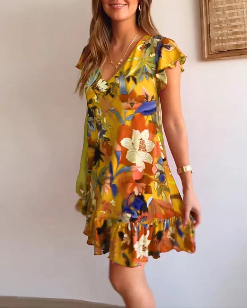 Edmonton Essence™ | Charming Floral Dress