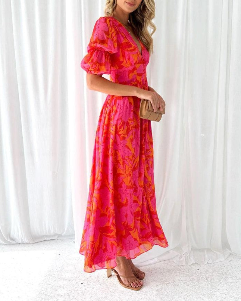Edmonton Essence™ | Blush Pink Maxi Dress
