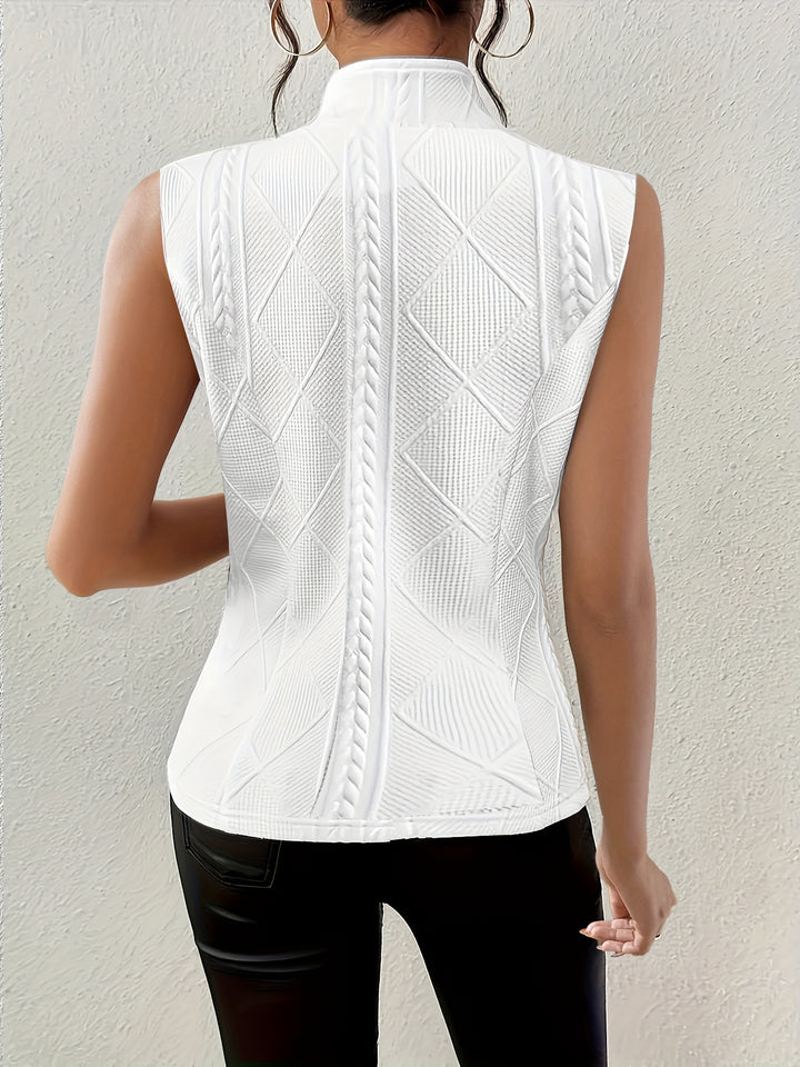 BB™ | Elegant Sleeveless Buttoned Waistcoat – Chic Comfort for Every Day