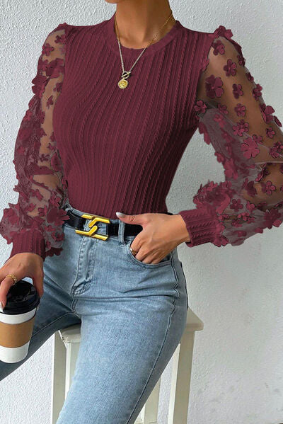Ara | Blouse with Appliqués