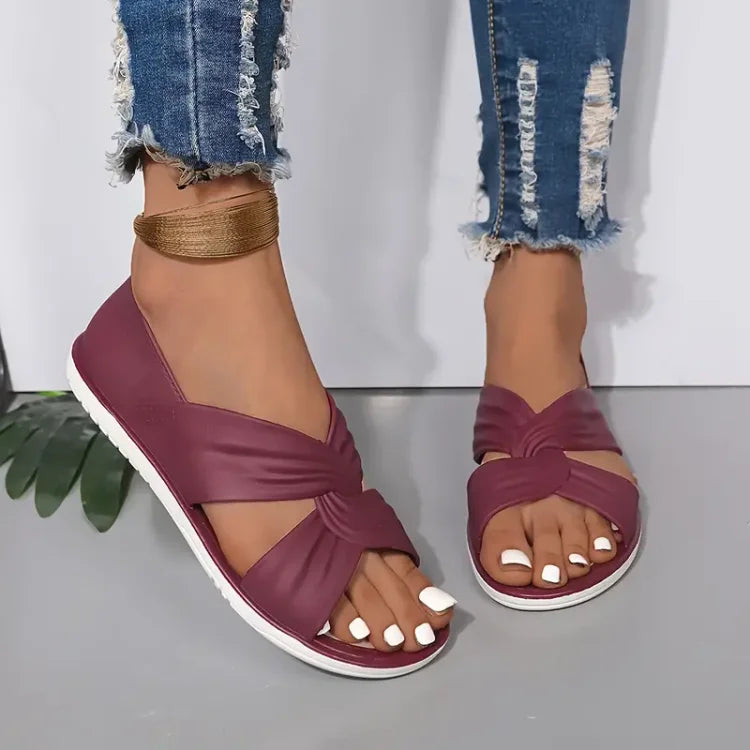 BB™ | Women's Comfort Bowtie Slide Sandals