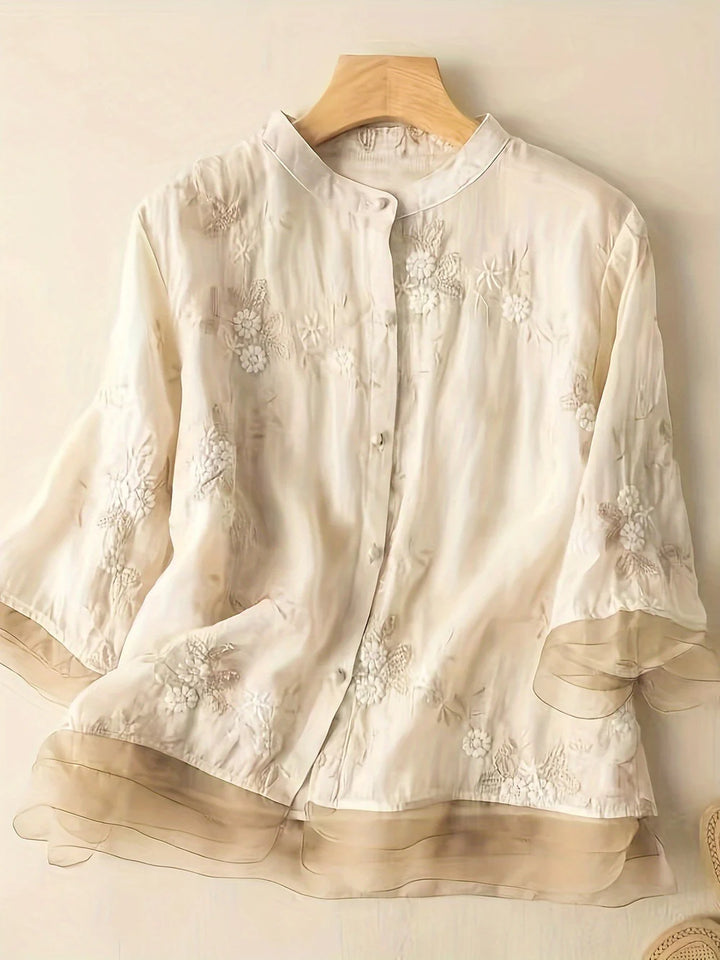 BB™ |  Embroidered Blouse – Soft, Stylish & Perfect for Spring Days”