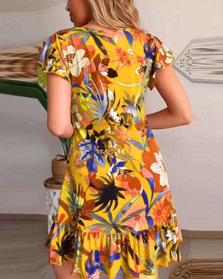 Edmonton Essence™ | Charming Floral Dress