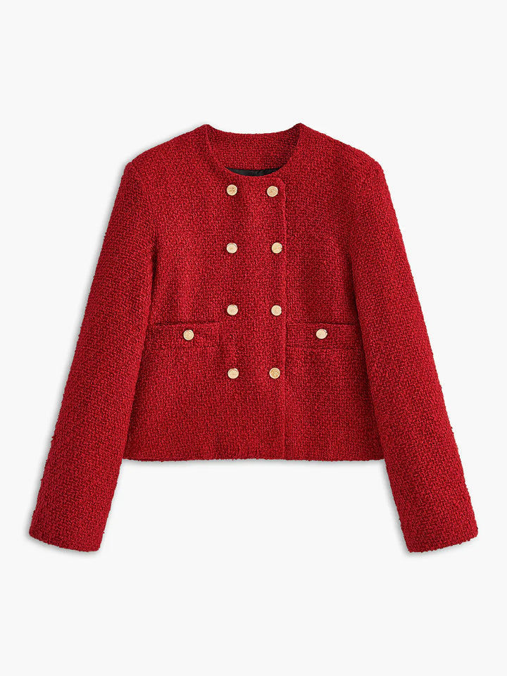BB™ | Elegant Button Tweed Jacket