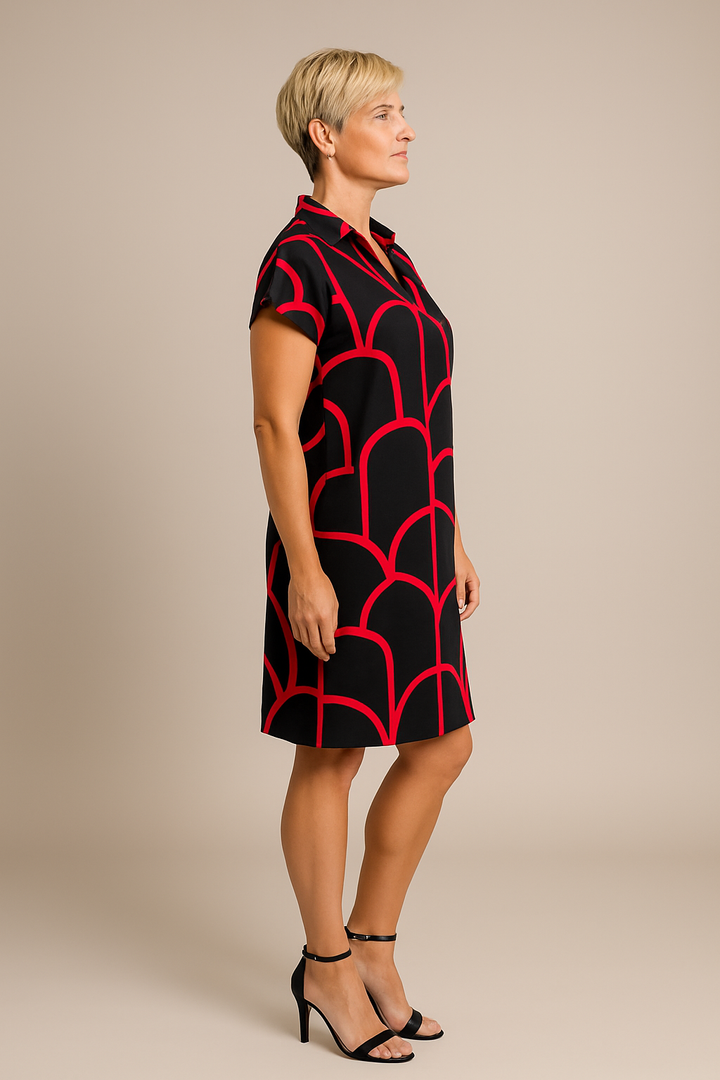 BB | DRESS WITH SHORT SLEEVES