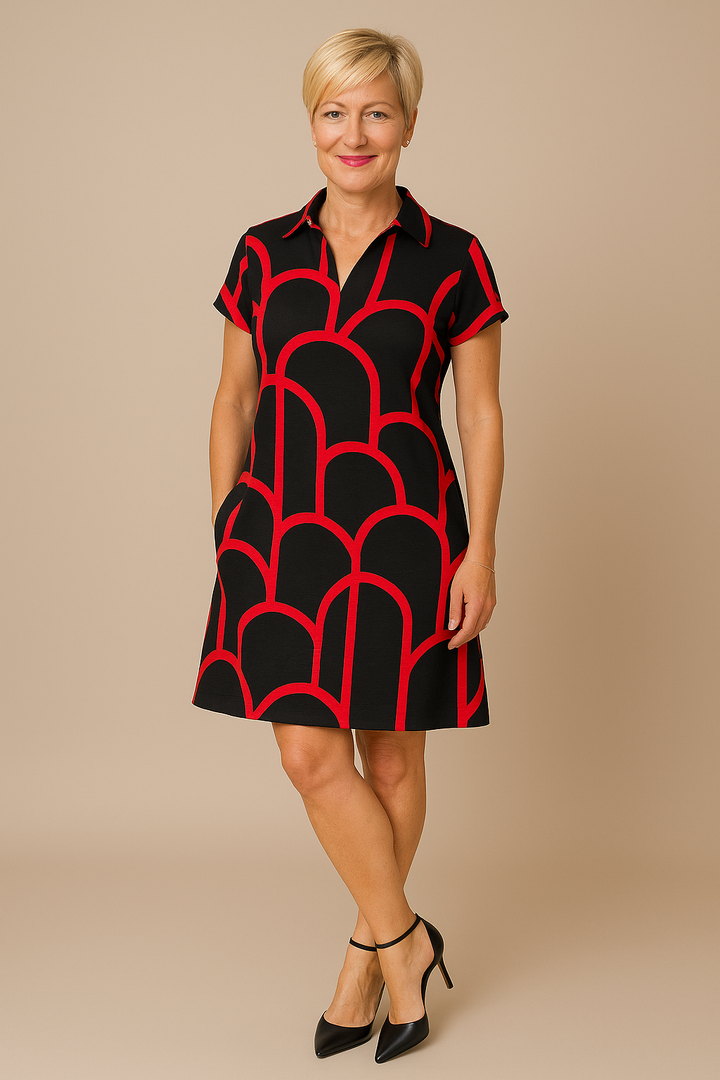 BB | DRESS WITH SHORT SLEEVES