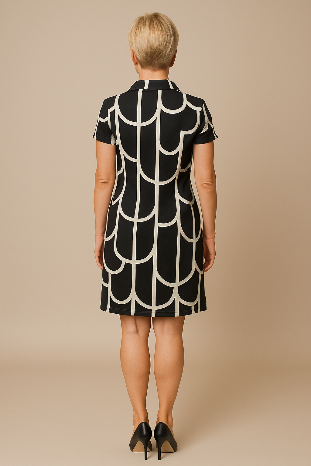 BB | DRESS WITH SHORT SLEEVES