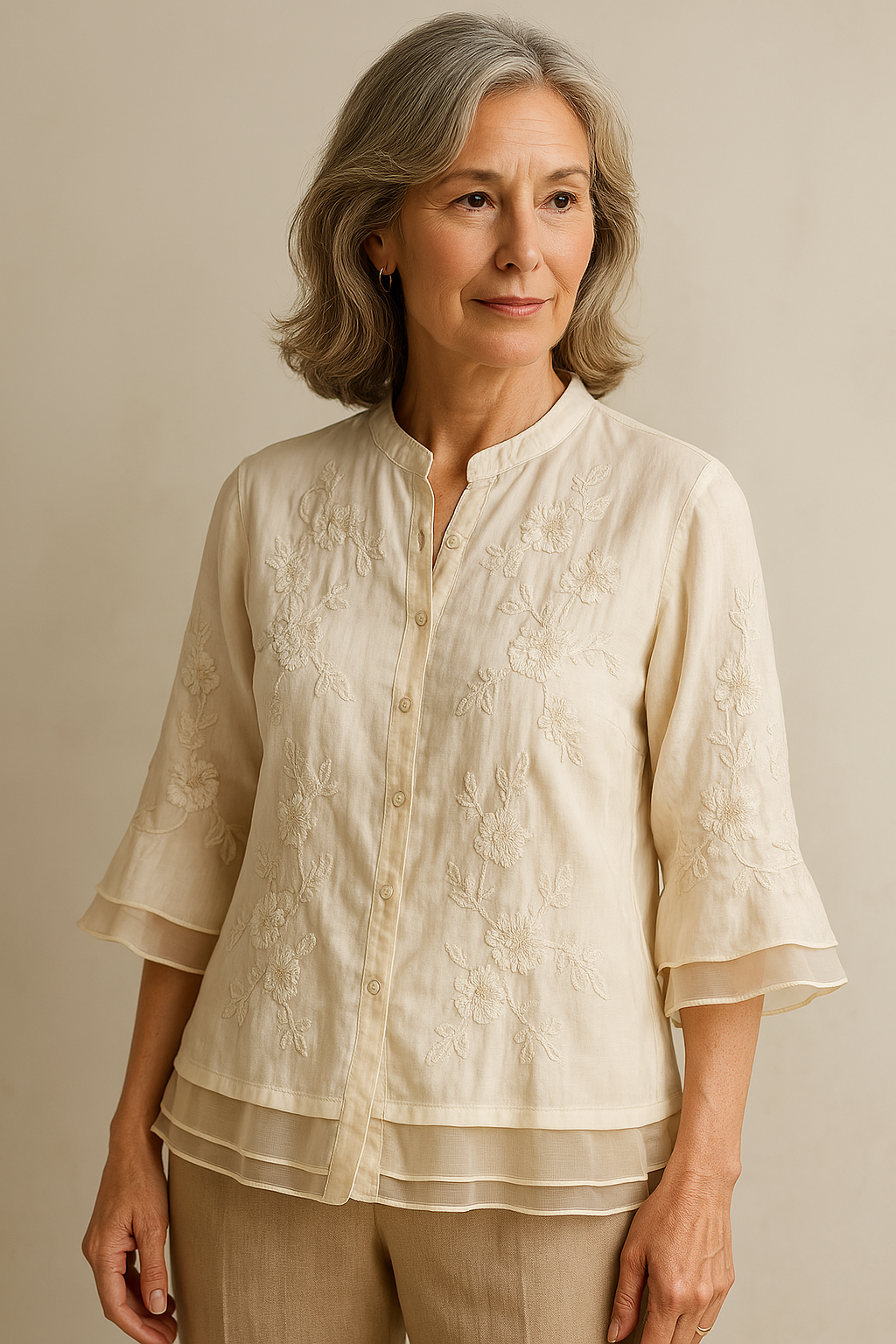 BB™ |  Embroidered Blouse – Soft, Stylish & Perfect for Spring Days”