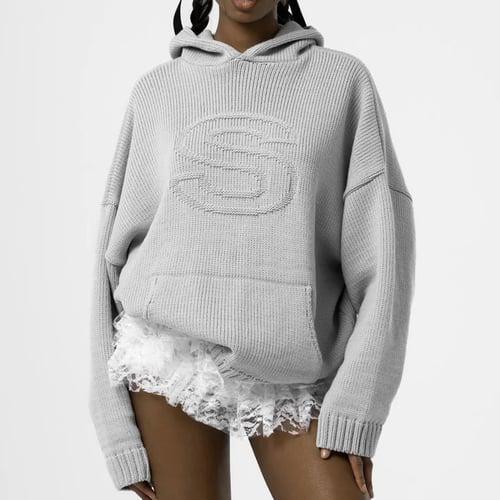 BB | High-Quality Knitted Streetwear Hoodie