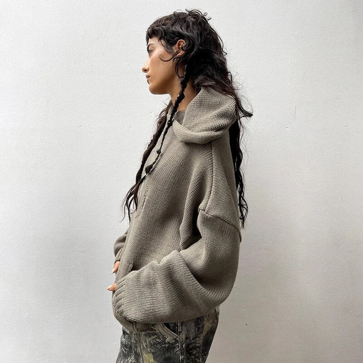BB | High-Quality Knitted Streetwear Hoodie