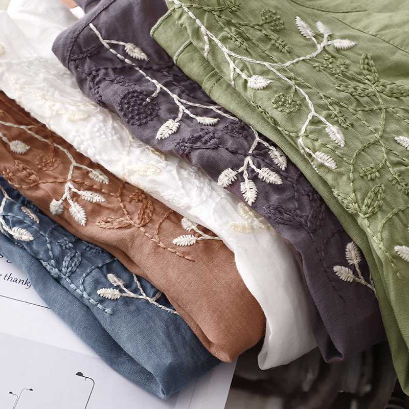 Laurienne™ | Embroidered Button-Down Shirt