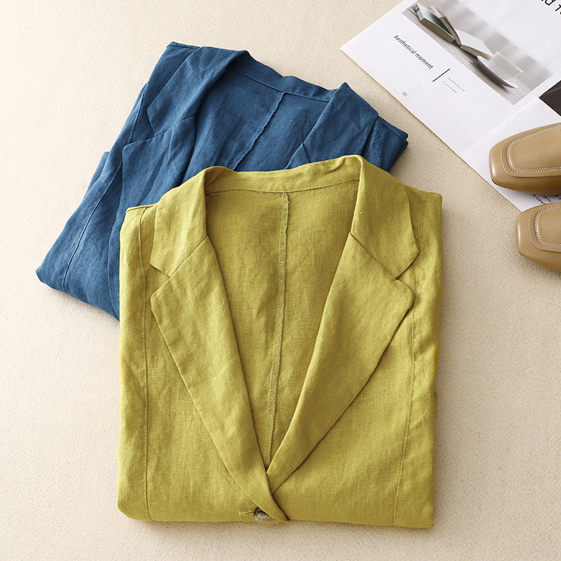 Laurienne™ | Breezy Linen Blazer