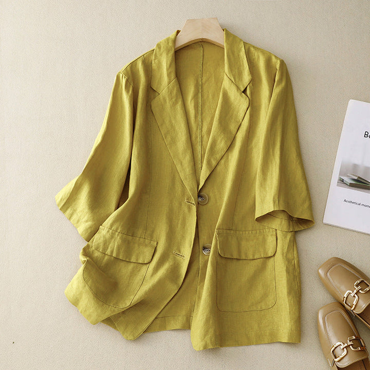 Laurienne™ | Breezy Linen Blazer