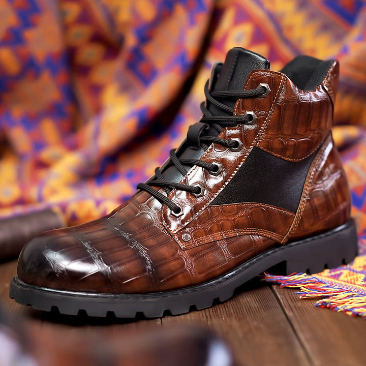 Rendell™ | Genuine Crocodile Leather Boots