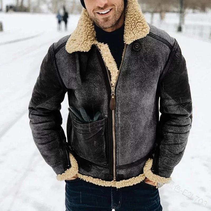 Evan - Men's Faux Fur Coat