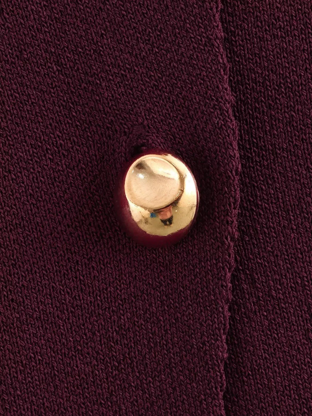 BB™ | Vintage Golden Button V-Neck Sweater