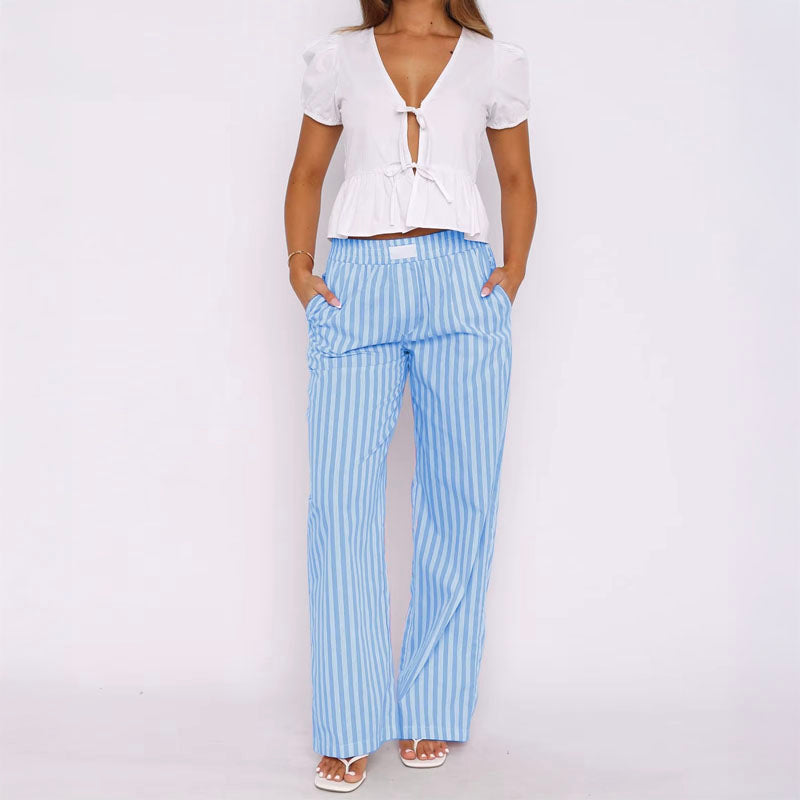 BB - Amalfi Pinstripe Trousers