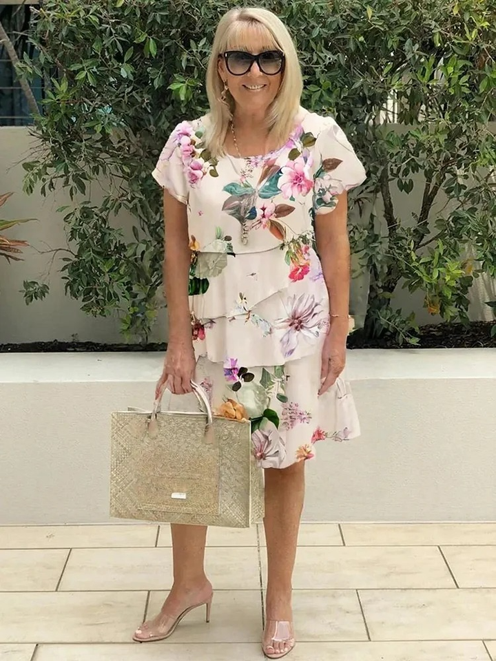 BB – Elegant Floral Maxi Dress