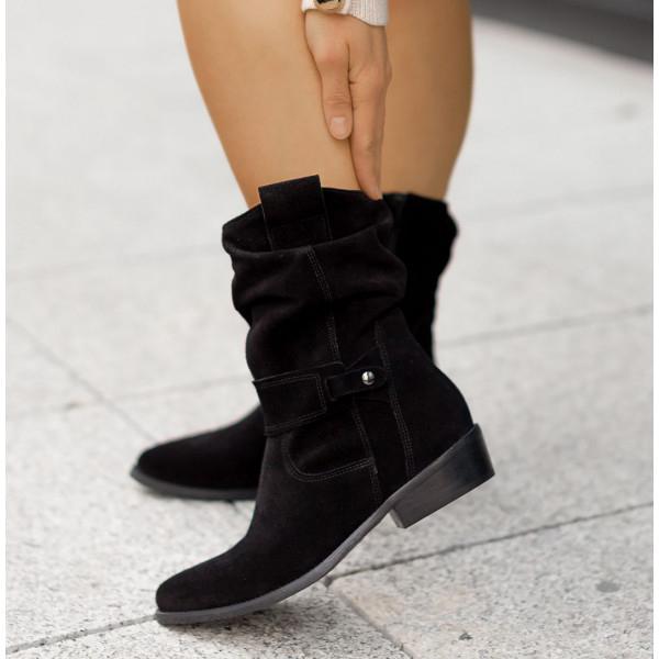 BB – Alexis – Ankle Boots with Simple Zipper and Orthopedic Comfort+ Support