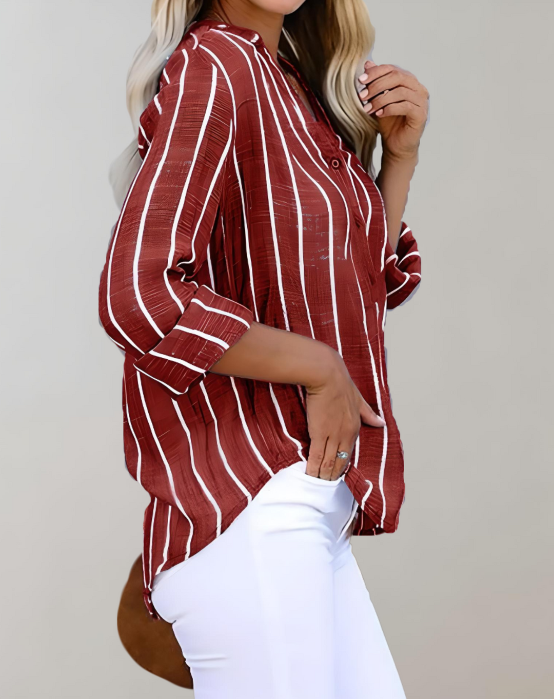 Bridgette - Loose Button-Up