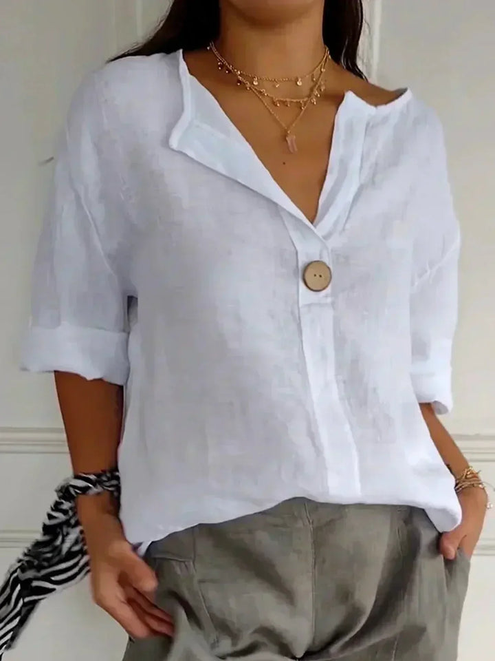 Clara | Stylish Blouse with V-Neck
