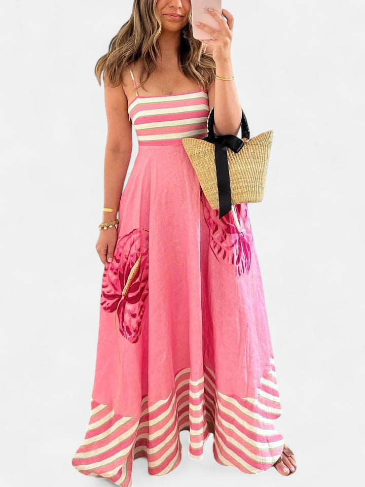 Edmonton Essence™ | Fluid Pink Midi Dress