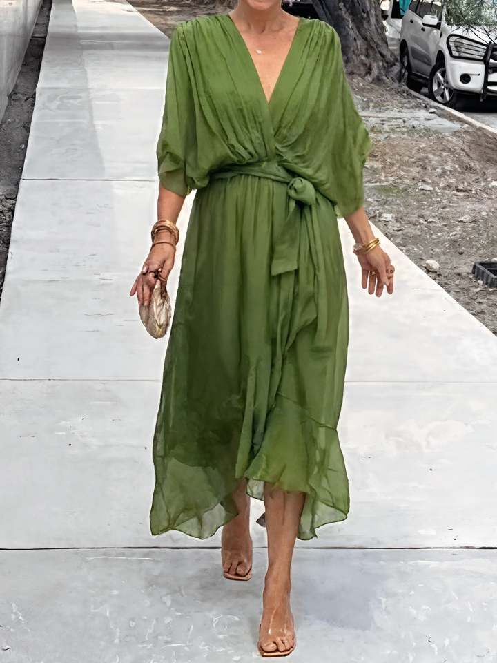BB™ | Chiffon Dress with V-Neck