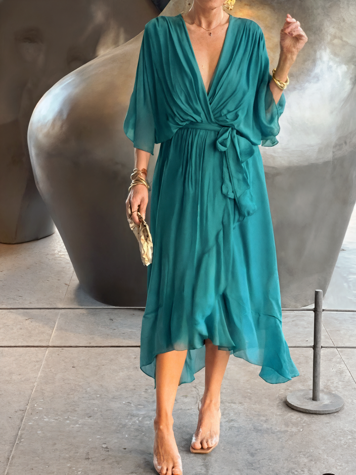 BB™ | Chiffon Dress with V-Neck