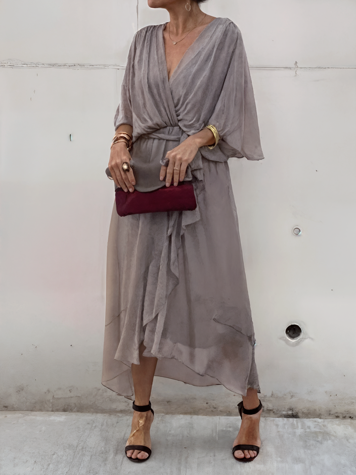 BB™ | Chiffon Dress with V-Neck