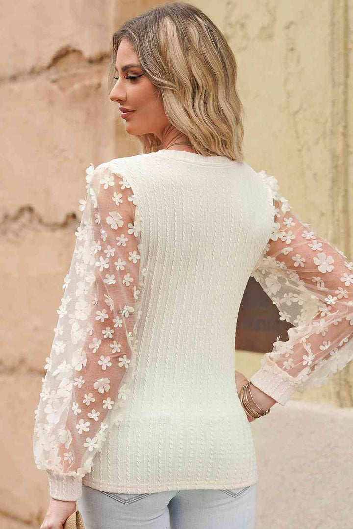 Ara | Blouse with Appliqués