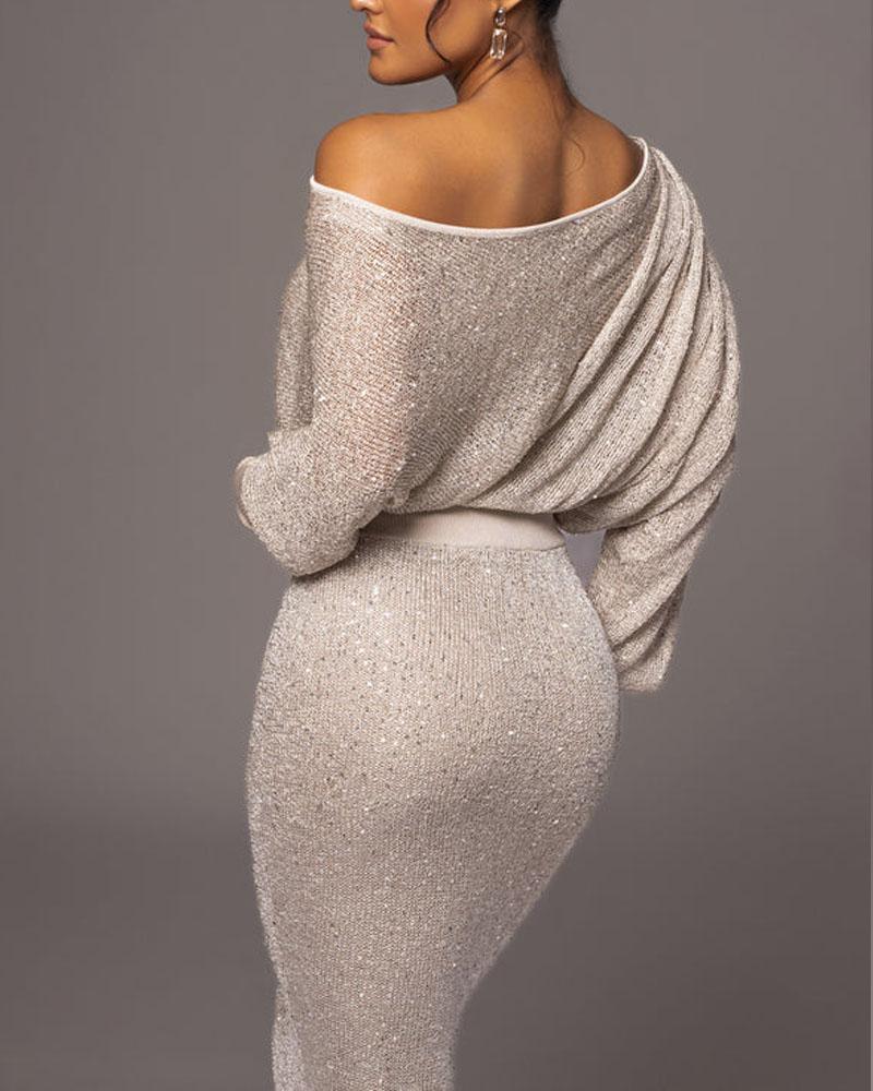 BB - Grace-Shoulder Chic Knit Set