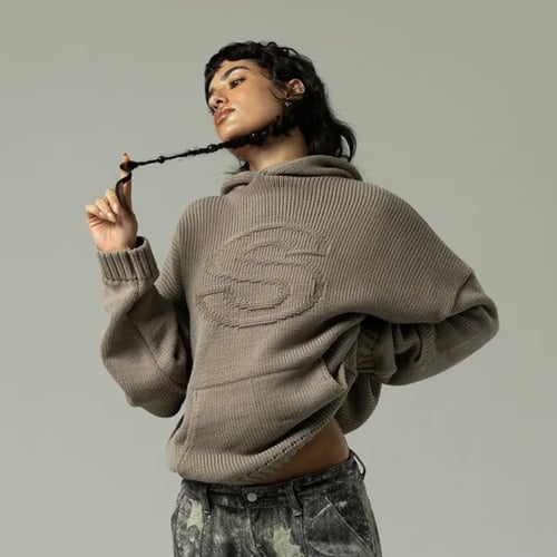 BB | High-Quality Knitted Streetwear Hoodie